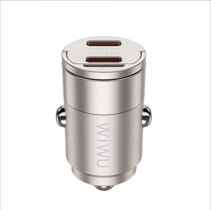 Wiwu Carregador de carro 30W 2IN1 Nano
