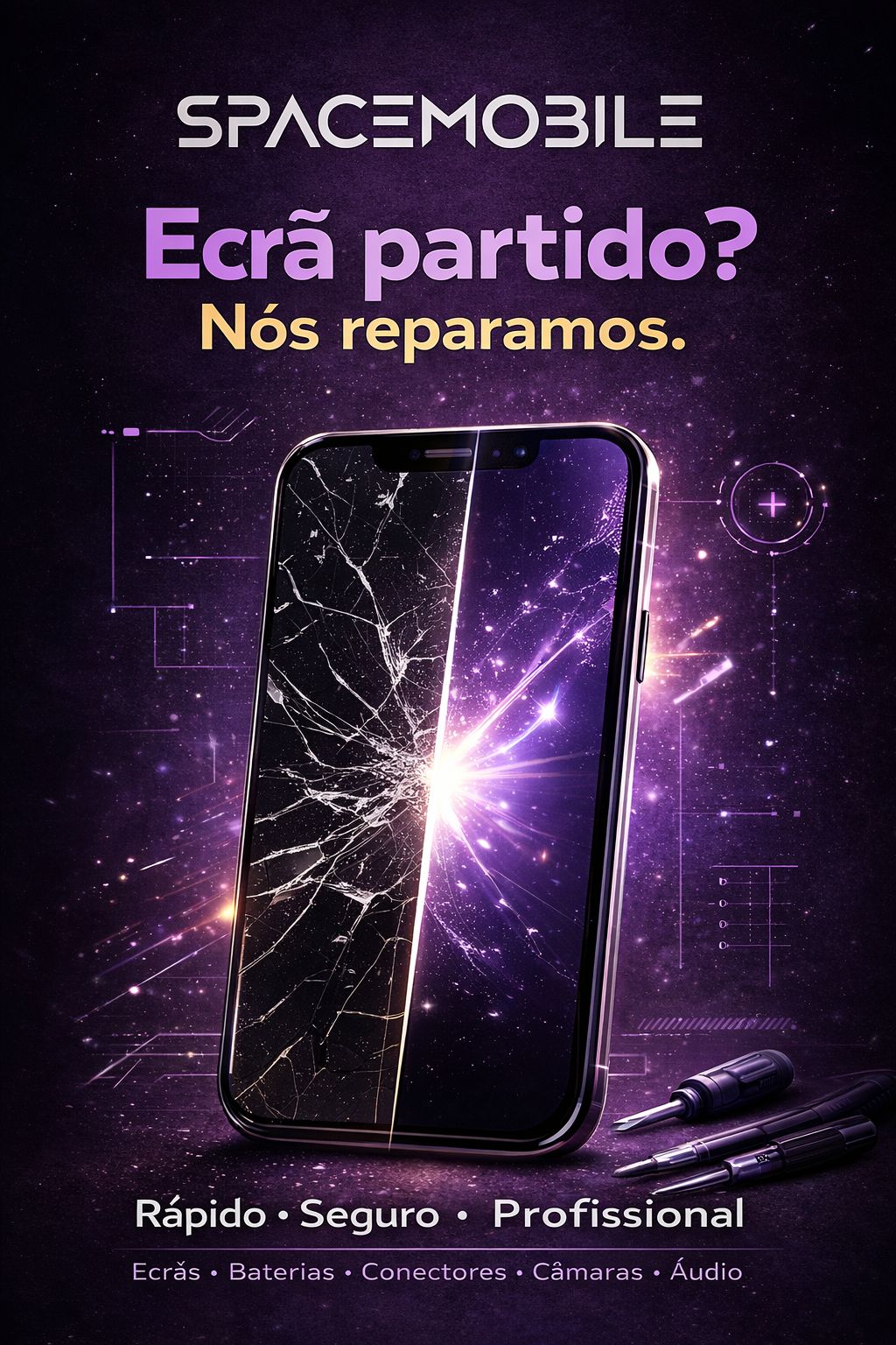 Substituição de Ecrã Telemóvel
